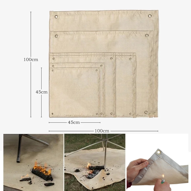 Outdoor Camping Mat - Огнеупорный коврик для кемпинга, термостойкое покрывало,