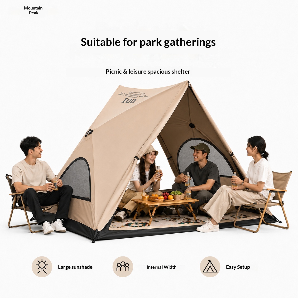 Outdoor Camping Automatic Quick Opening Tent - Автоматическая треугольная палатка для кемпинга, которую