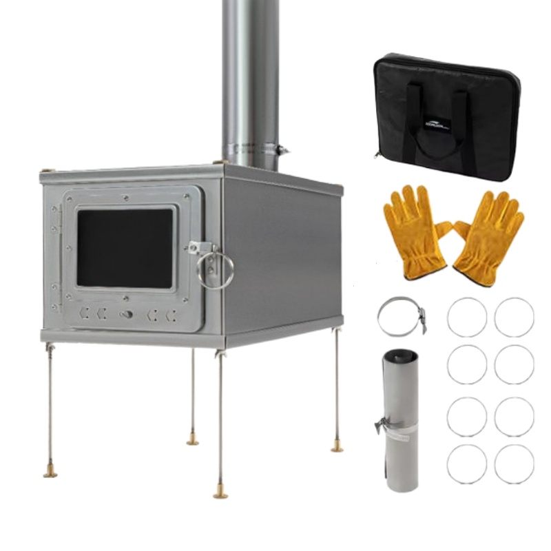 Outdoor Camping Wood Burning Stove - Складная легкая горелка для палатки из