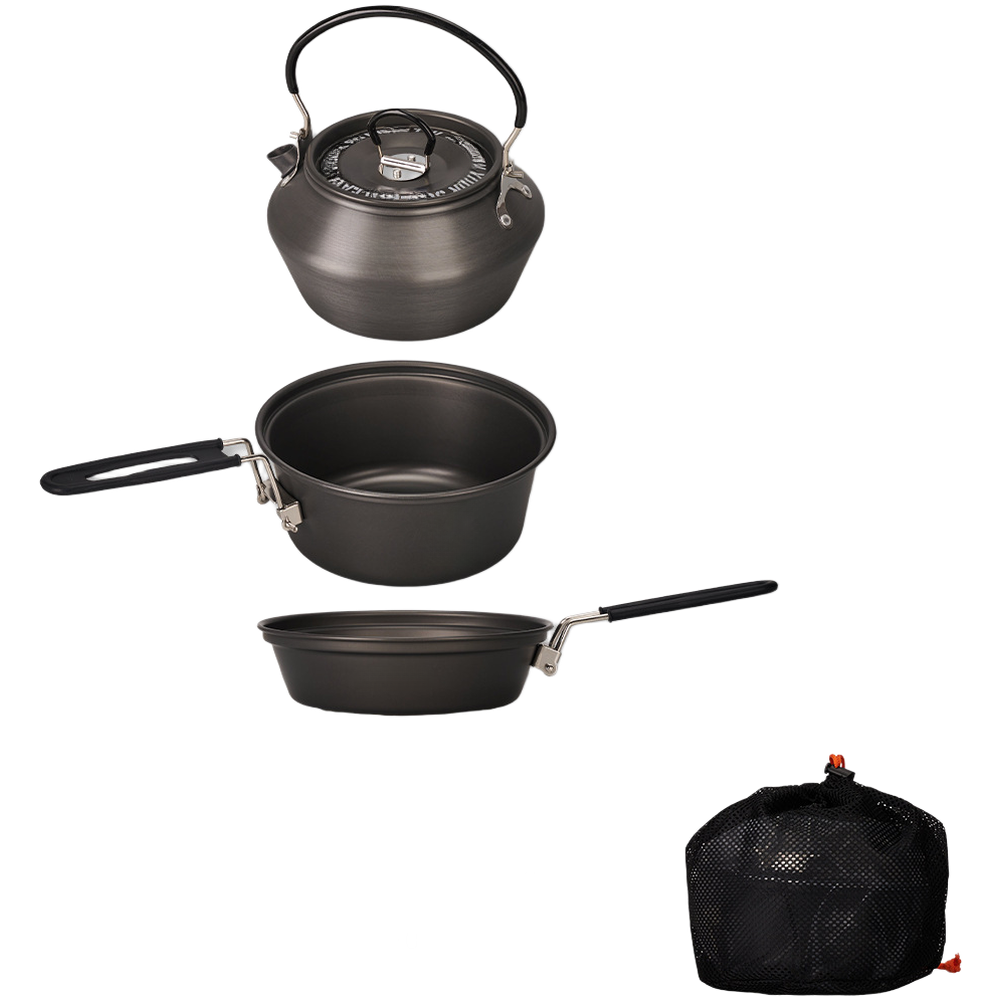 Outdoor Camping Cooking Set - Легкий набор походной посуды из алюминиевого