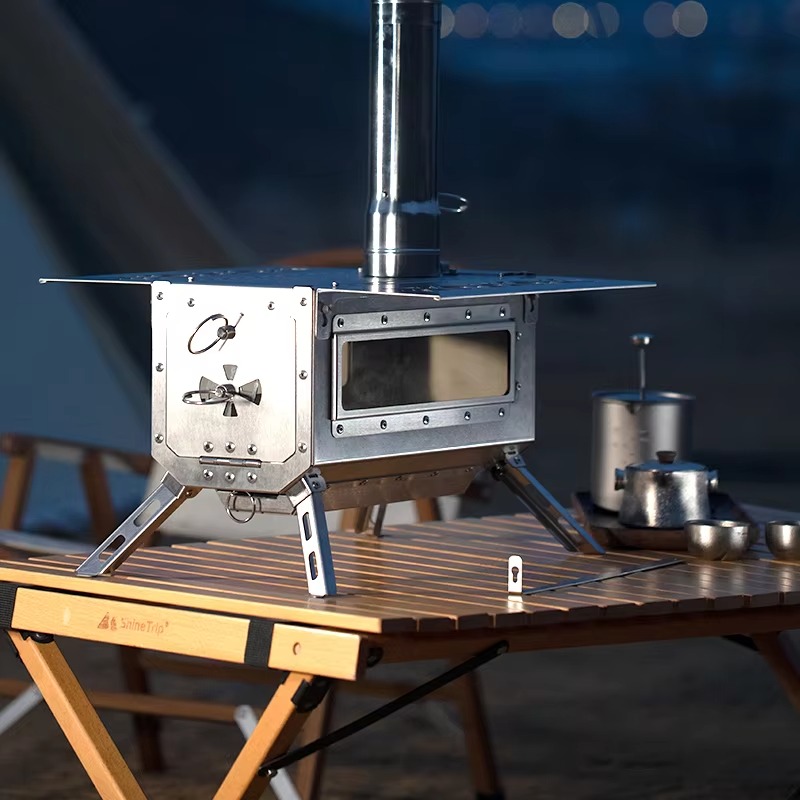 Outdoor Camping Wood Burning Stove - Портативная походная дровяная печь 2026 года