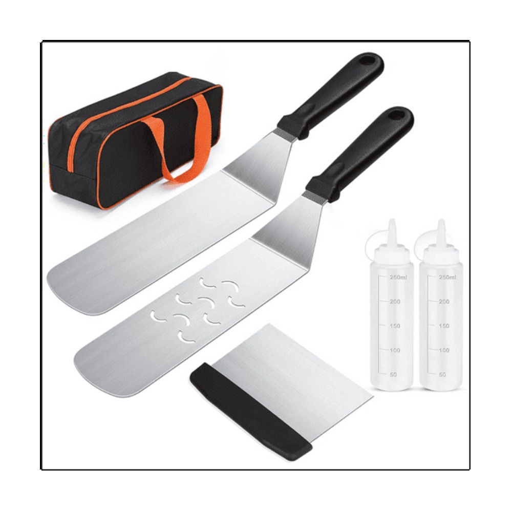 Outdoor Camping Griddle - 6 шт., набор инструментов для барбекю,