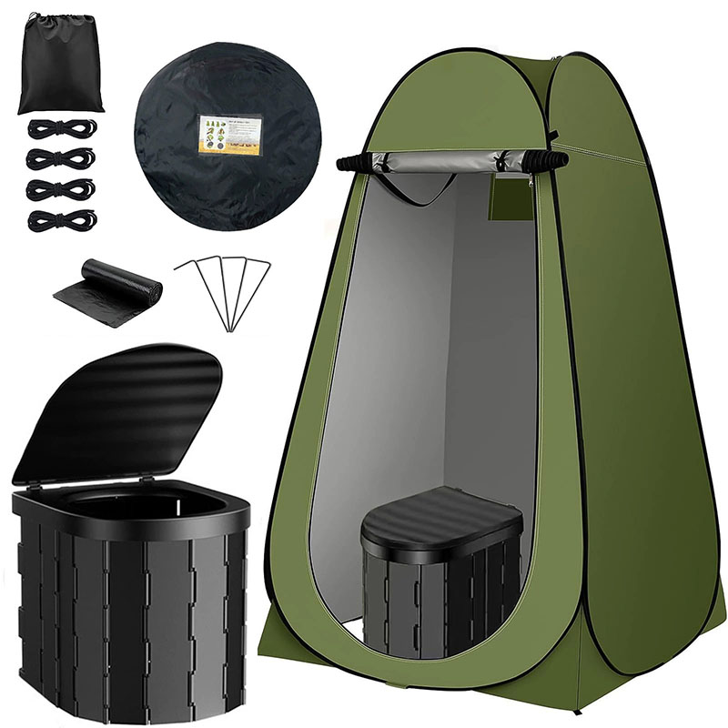 Outdoor Camping Automatic Quick Opening Tent - ‌ Портативная всплывающая туалетная палатка, укрытие