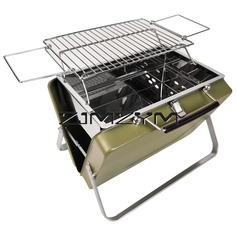 Outdoor Camping Griddle - Складной гриль для барбекю, регулируемая высота,