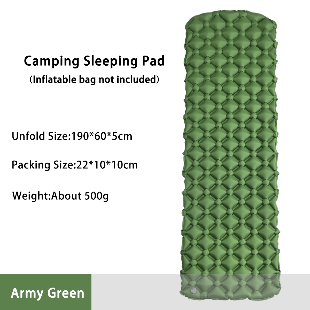 Outdoor Camping Mat - Надувной матрас для кемпинга, складная походная