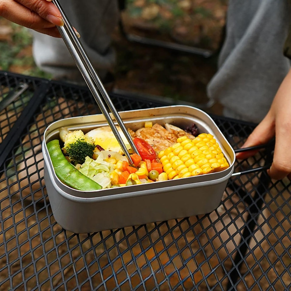 Ультралегкая посуда для кемпин – обзор и цена Outdoor Camping Cooking Set