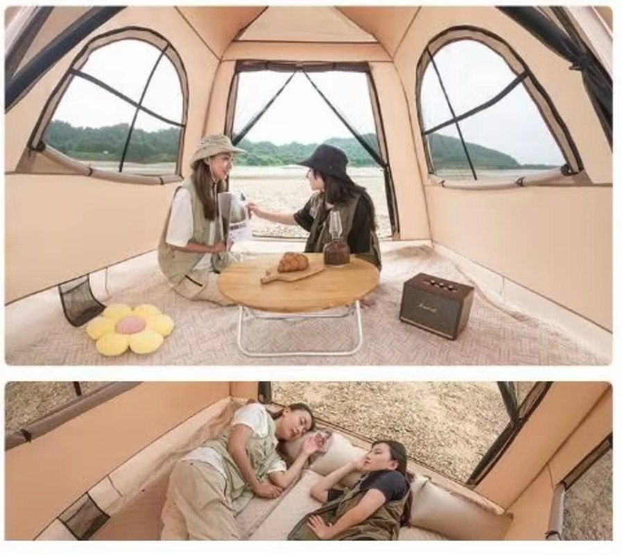 Портативная надувная палатка н – обзор и цена Outdoor Camping Automatic Quick Opening Tent
