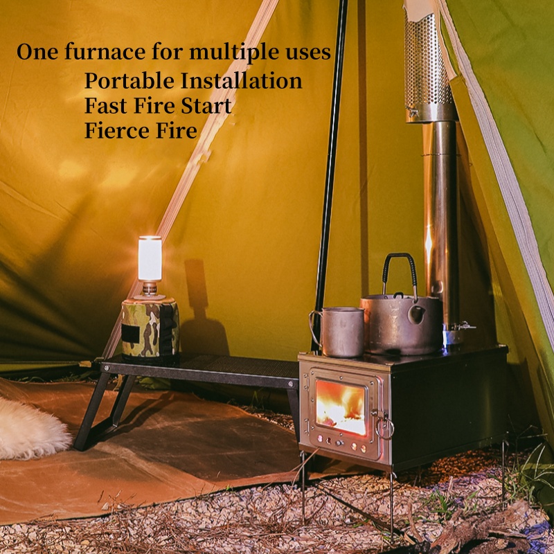 Складная легкая горелка для па – обзор и цена Outdoor Camping Wood Burning Stove