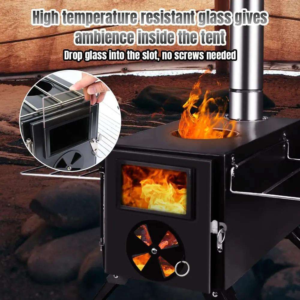 Портативная уличная печь для п – обзор и цена Outdoor Camping Wood Burning Stove