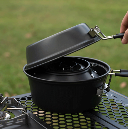Легкий набор походной посуды и – обзор и цена Outdoor Camping Cooking Set