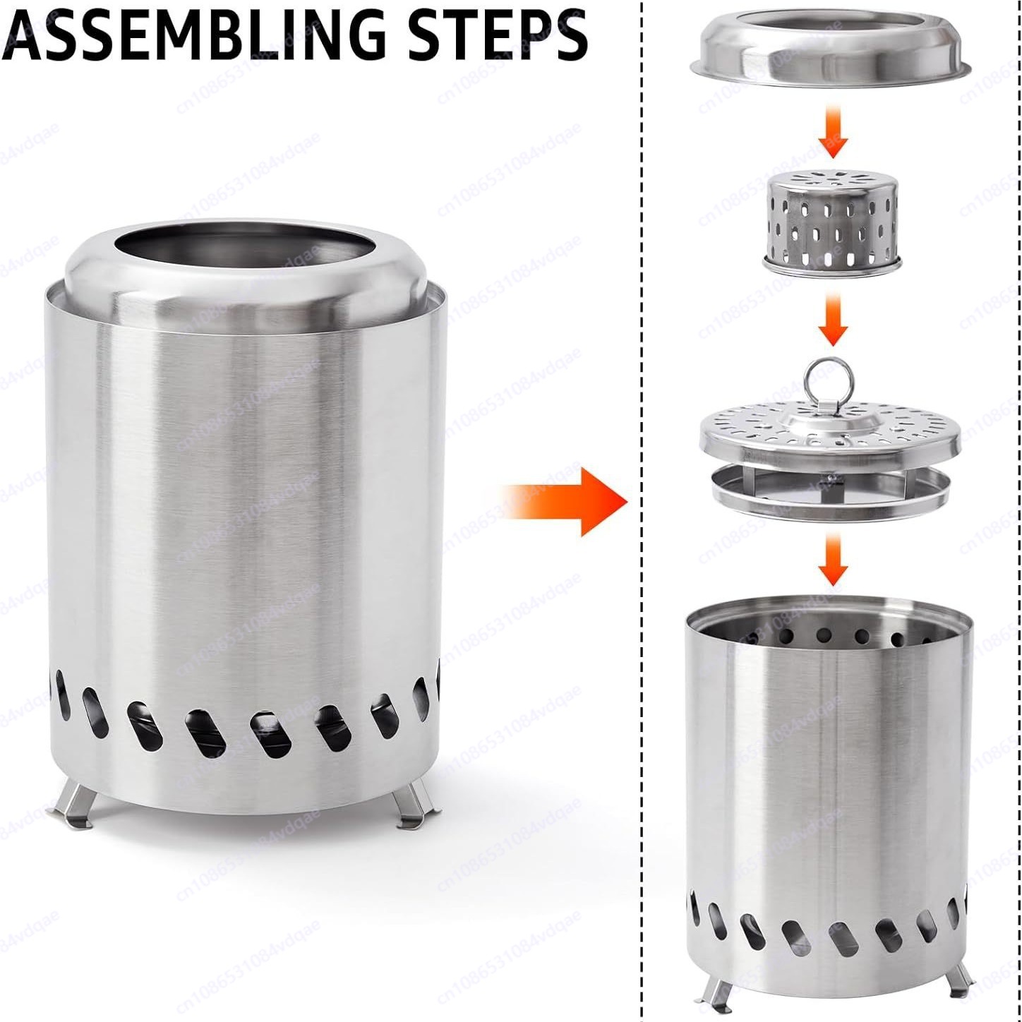 Уличная печь-барбекю из нержав – обзор и цена Outdoor Camping Wood Burning Stove