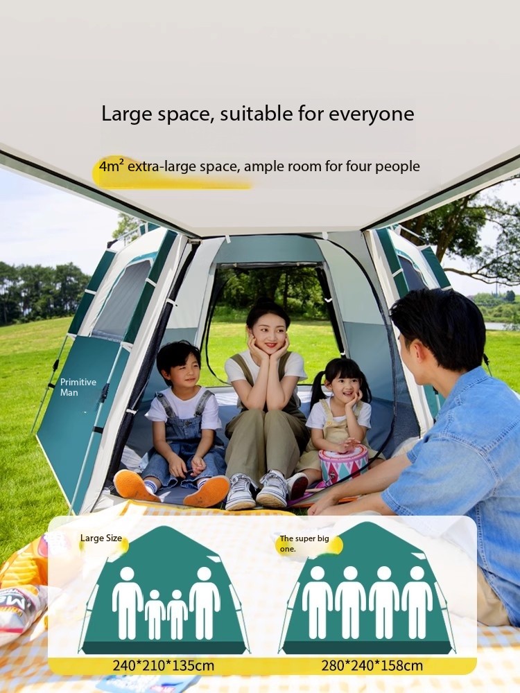 캠핑용품  Otra리 Налатка для кемпин – обзор и цена Outdoor Camping Automatic Quick Opening Tent