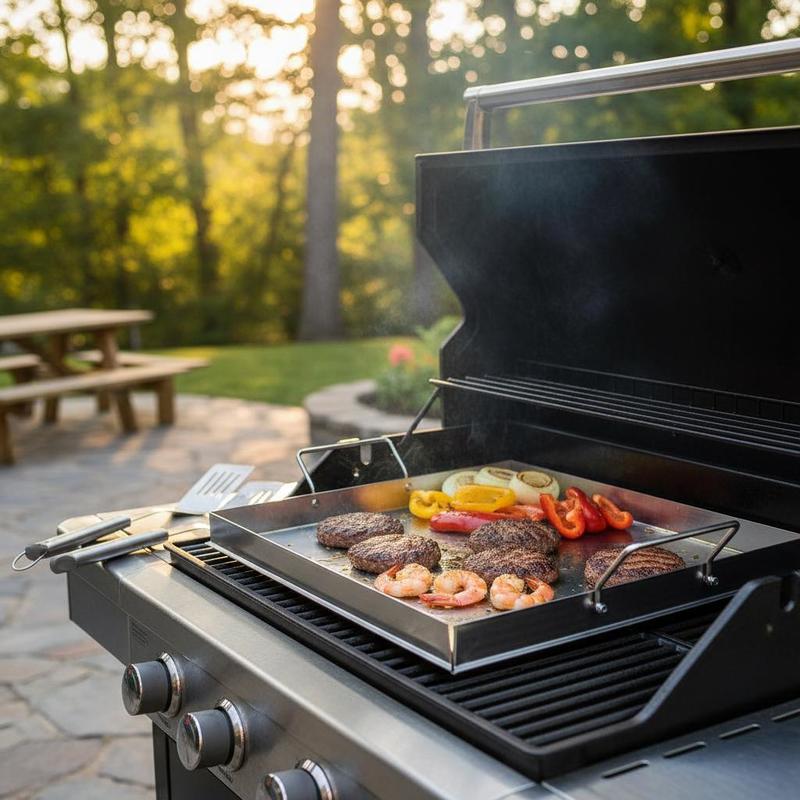 Универсальная плоская сковород – обзор и цена Outdoor Camping Griddle