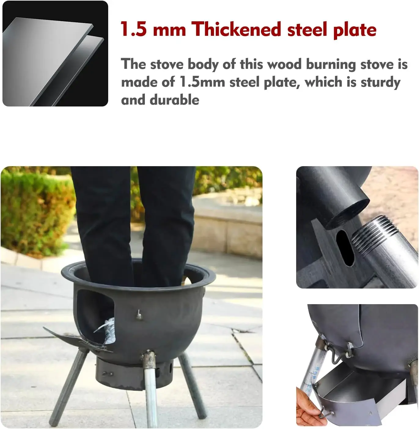 Многофункциональная дровяная п – обзор и цена Outdoor Camping Wood Burning Stove
