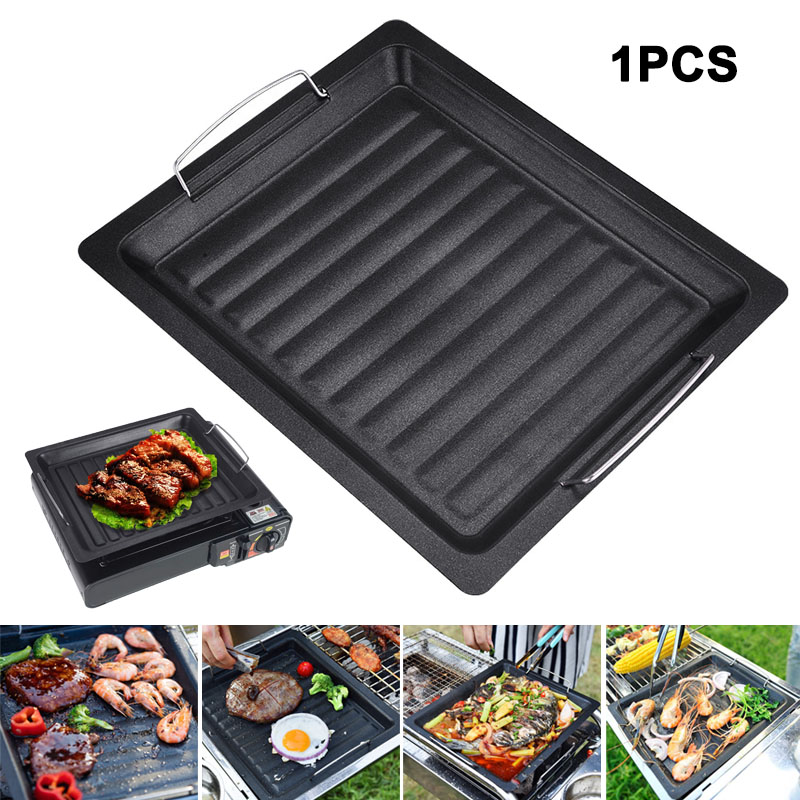 Уличная толстая квадратная ско – обзор и цена Outdoor Camping Cooking Set