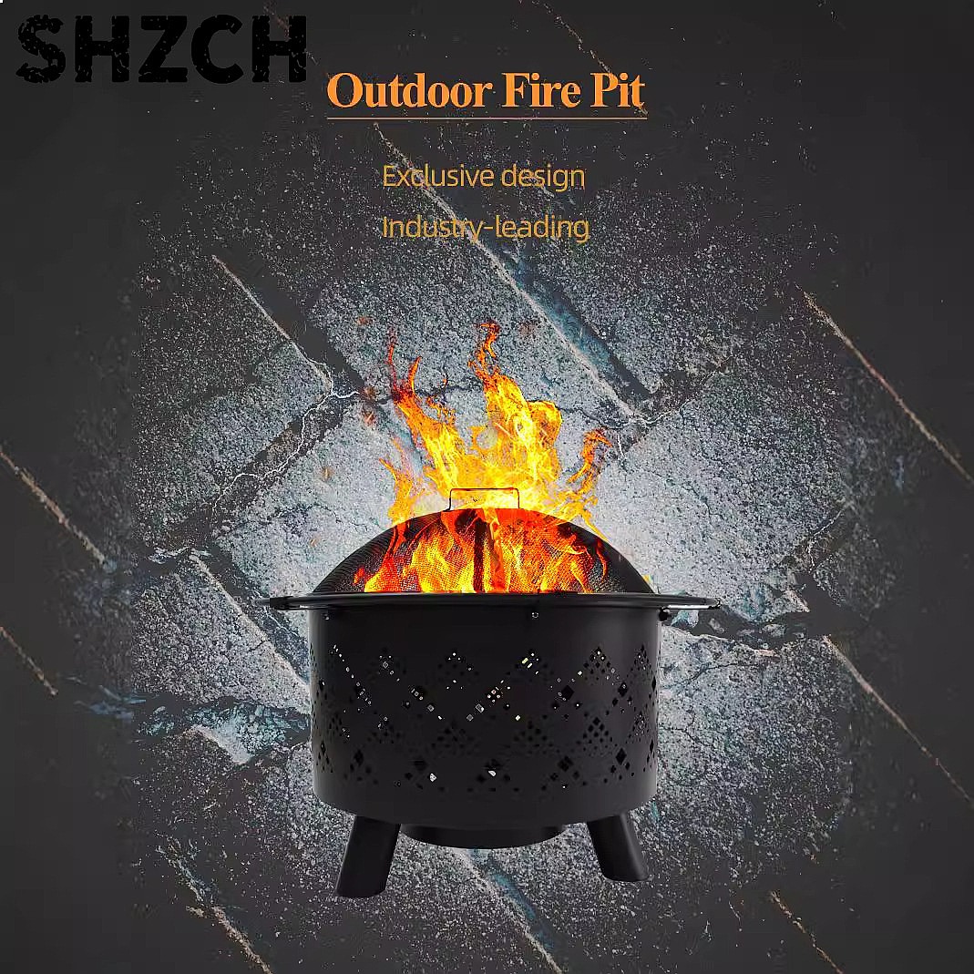 Уличная угольная печь-жаровня  – обзор и цена Outdoor Camping Set