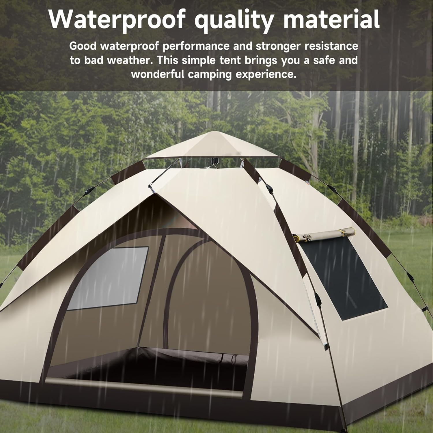 Водонепроницаемая палатка для  – обзор и цена Outdoor Camping Automatic Quick Opening Tent
