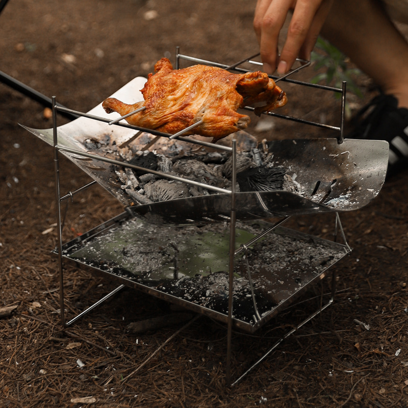 Дровяная походная печь, портат – обзор и цена Outdoor Camping Wood Burning Stove
